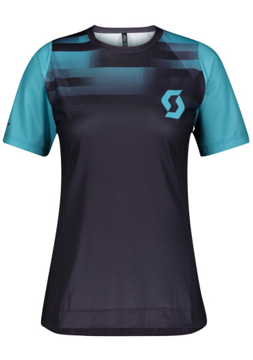 detail Dámský cyklistický dres Scott Shirt W's Trail Vertic Pro s/sl Da Pur/Br Bl