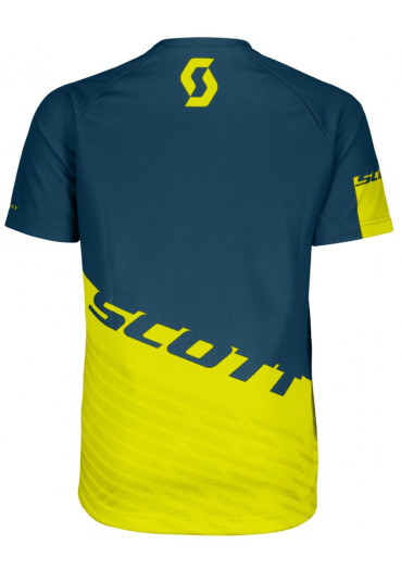 detail Dětský cyklodres Scott Shirt Jr Trail 10 s/sl sul ye/lu bl