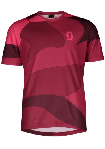 detail Dětský cyklodres Scott Shirt Jr Trail 20 s/sl tibetan red