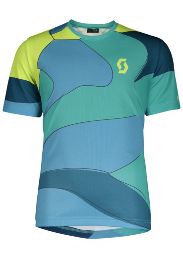 detail Dětský cyklodres Scott Shirt Jr Trail 20 s/sl baltic turq