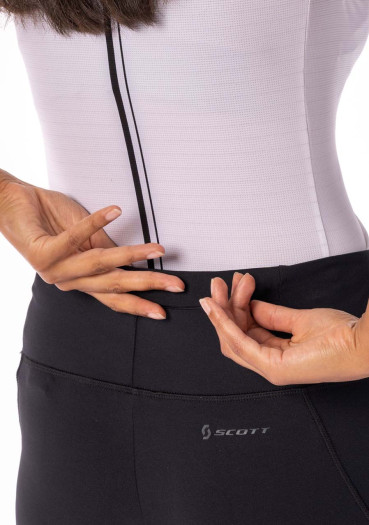 detail Dámské cyklistické kraťasy Scott Shorts W's Endurance 10 +++ Blck/Dk Grey