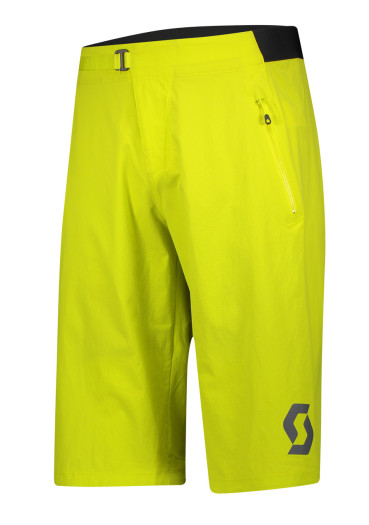 detail Pánské cyklistické kraťasy Scott Shorts M's Trail Vertic w/pad sulphur yell