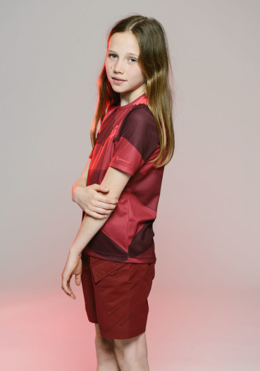 detail Dětské cyklo kraťasy Scott SCO Shorts Jr Trail 10 ls/fit w/pad tibrd/az