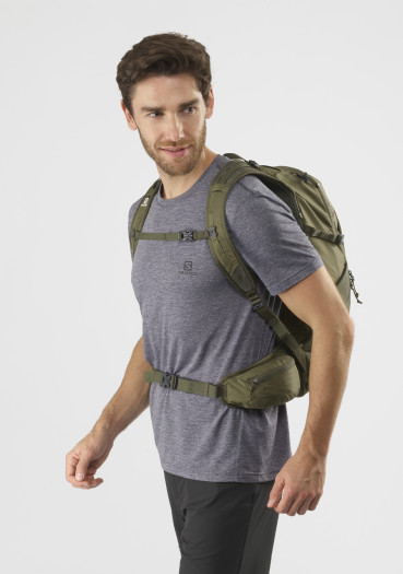 detail Turistický batoh Salomon TRAILBLAZER 30 Martini Ol/Olive Nigh/Ebo
