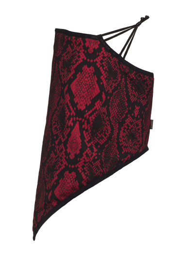 detail Nákrčník Goldbergh Marf Red Python