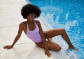 náhled Dámské plavky Goldbergh Wave Bathing Suit lilac