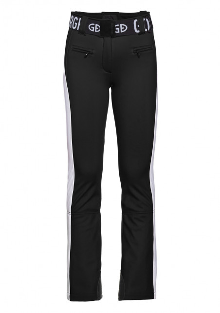 detail Dámské  kalhoty Goldbergh Runner Ski Pants Black/White