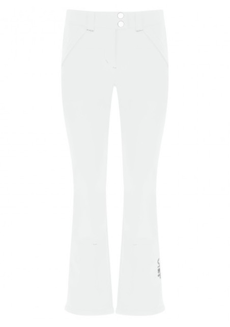 detail Dámské lyžařské kalhoty Vist Harmony Plus Softshel bílé