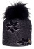 detail Dámská čepice Granadilla Simon Fur Beanie 001 Black