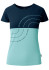 detail Dámské tričko Martini Via Dynamic W skylight/true navy
