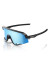 detail Sluneční brýle 100% SLENDALE - Matte Black - HiPER Blue Multilayer Mirror Lens