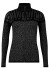 detail Dámský svetr Newland N4 6640/167 Lady Full Zip Black/Dark Gray