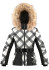 detail Dětská bunda Poivre Blanc W24-1003-Jrgl Ski Jacket Cross Black