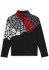 detail Pánský rolák Spyder Men Legacy 1/2 Zip-Sweaters-Black