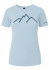 detail Dámské funkční tričko Martini Alpmate Shirt W v barevné kombinaci Ice/Poseidon