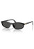 detail Sluneční brýle Miu Miu 0MU A06S 16K08Z54 Black-Dark Grey