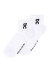 detail Dámské ponožky On Running Logo Sock Mid 3P,White