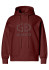 detail Dámská mikina Goldbergh Giorgia Hooded Sweater Vino Rosso