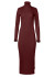 detail Dámské  šaty Goldbergh Mireille Long Sleeve Knit Dres Vino Rosso