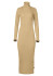 detail Dámské šaty Goldbergh Mireille Long Sleeve Knit Dres Caramello