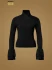 detail Dámský svetr Goldbergh Fiori Long Sleeve Knit Sweater Black