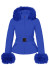 detail Dámská bunda Goldbergh Giselle Ski Jacket Faux Dazzling Blue