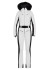 detail Dámská kombinéza Goldbergh Parry Long Ski Suit Faux Borde White