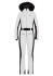 detail Dámská kombinéza Goldbergh Parry Ski Suit Faux Border White