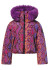 detail Dámská bunda Goldbergh Lucinda Ski Jacket Faux Border Snake Pink