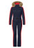 detail Dámská kombinéza Goldbergh Suvi Ski Suit Faux Border French Blue