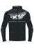 detail Termoregulační svetr Newland N3 4165/0193 Man Full Zip Dark Grey/Wh