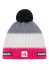 detail Pánská čepice Eisbär-Star Pompon MÜ SA-pinkmeliert-white-graumele