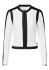 detail Dámský top Goldbergh Splash Long Sleeve Zip Rashguard White/Black