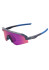 detail Dětské sluneční brýle 100% Slendale YOUTH Satin Storm Metallic - Purple Mirror Lens