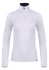 detail Dámský rolák Kjus Women Feel Midlayer Half-Zip, White/KJUS Navy