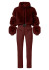 detail Dámská kombinéza Goldbergh Lieke Ski Suit Vino Rosso