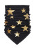 detail Dámský nákrčník Goldbergh Anzu Neckwarmer Black/Gold
