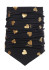 detail Dámský nákrčník Goldbergh Kouki Neckwarmer Black/Gold