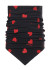 detail Dámský nákrčník Goldbergh Kouki Neckwarmer Black/Flame