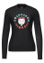 detail Dámské triko Goldbergh Neko Long Sleeve Top Black