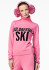 detail Dámský svetr Goldbergh Hoi Sweater Pink Cosmos