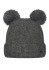 detail Barts Ursama Beanie charcoal