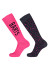 detail Barts Basic Skisock 2 Pack Print fuchsia