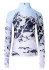 detail Perfect Moment 1/4 Zip Jacquard Baselayer Top 2241 Landscape/Blue