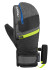 detail Dětské lyžařské rukavice Reusch Leo R-TEX® XT Junior Lobster 7623 Black Melange/Safety Yellow/Brilliant Blue