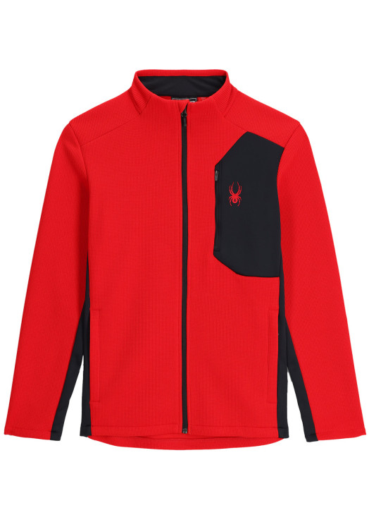 Vest Spyder Men Wengen Bandit Jacket Twisted Orange