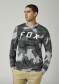 náhled Pánské tričko Fox Bnkr Ls Tech Tee Black Camor