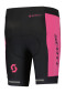 náhled Dětské cyklistické kraťasy Scott Shorts Jr RC Pro Black/Carmine Pink