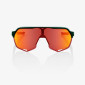 náhled Sluneční brýle 100% S2 - Gloss Metallic Bora / Matte White - HiPER Red Multilayer Mirror Lens