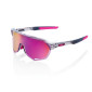 náhled Sluneční brýle 100% S2 - Polished Translucent Grey - Purple Multilayer Mirror Lens